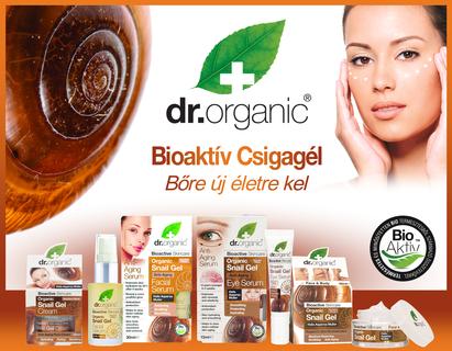 Új Dr. Organic csiga termékcsalád